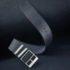 Tamsiai mėlynos spalvos odinis nato laikrodžio dirželis 20mm - Pattini - (na lv3)
