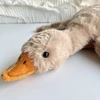 Tanha žąsis, minkštas žaislas, pliušinis žaislas, kawaii pliušinis žaislas, antis, didelis žąsies minkštas žaislas (ruda, 49 cm)