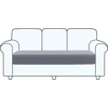 Taococo Sofa sėdynės pagalvėlės užvalkalas, tampri pagalvėlės užvalkalas, 1 dalies apsauginis užvalkalas, baldų apsauga