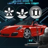 Tasinuo garažo led lempa 160 w 1 vnt., 16000 lm 6500 k labai ryški led dirbtuvių lubų šviestuvas su 5+1 reguliuojamu skydu, e26 e27 rūsio lempa garažo dirbtuvių sandėliui rūsiui