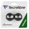Tecnifibre Squash Raudona Dot kamuoliukai, skirti vidutinio lygio žaidėjams
