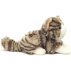 Teddyway Hermann Teddy Collection 906919 20 cm pilkas gulintis katinas, pliušinis žaislas