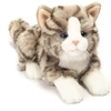 Teddyway Hermann Teddy Collection 906919 20 cm pilkas gulintis katinas, pliušinis žaislas