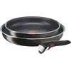 Tefal Ingenio Easy Plus L1509202 keptuvių rinkinys, 24/28 cm, nuimama rankena, sudedamos viena į kitą, neprideganti danga, tinka visoms viryklėms, išskyrus indukcines