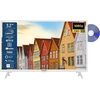 Telefunken Xf32sn550sd-w 32 colių televizorius/išmanusis televizorius (full hd, hdr, trigubas imtuvas, dvd grotuvas) - įskaitant 6 mėnesius hd+ [2023], baltas