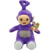 Teletubbies minkštas žaislas 35 cm, Tinky Winky, minkštas pliušinis žaislas, Teletabis kimštinis žaislas vaikams (violetinis)
