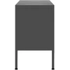 TV staliukas Televizoriaus spintelė, antracito spalvos, 105x35x50cm, plienas