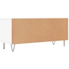 TV staliukas Televizoriaus spintelė, balta, 100x34,5x44,5cm, mediena