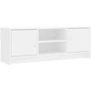 TV staliukas Televizoriaus spintelė, balta, 102x30x37,5cm, apdirbta mediena