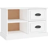 TV staliukas Televizoriaus spintelė, balta, 73x35,5x47,5cm, apdirbta mediena