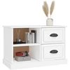 TV staliukas Televizoriaus spintelė, balta, 73x35,5x47,5cm, apdirbta mediena