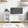 TV staliukas Televizoriaus spintelė, baltos spalvos, 100x35x55cm, mediena