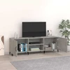 TV staliukas Televizoriaus spintelė, betono pilka, 150x30x50cm, mediena
