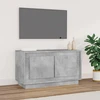 TV staliukas Televizoriaus spintelė, betono pilka, 80x35x45cm, mediena