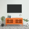 TV staliukas Televizoriaus spintelė, oranžinė, 105x35x50cm, plienas