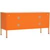 TV staliukas Televizoriaus spintelė, oranžinė, 105x35x50cm, plienas