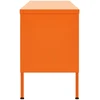 TV staliukas Televizoriaus spintelė, oranžinė, 105x35x50cm, plienas