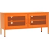 TV staliukas Televizoriaus spintelė, oranžinė, 105x35x50cm, plienas