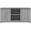 TV staliukas Televizoriaus spintelė, pilka ąžuolo, 102x37,5x52,5cm, mediena
