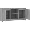 TV staliukas Televizoriaus spintelė, pilka ąžuolo, 102x37,5x52,5cm, mediena