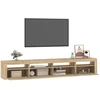 TV staliukas Televizoriaus spintelė su LED apšvietimu, ąžuolo, 240x35x40cm