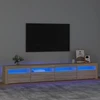 TV staliukas Televizoriaus spintelė su LED apšvietimu, ąžuolo, 240x35x40cm