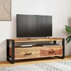TV staliukas Televizoriaus staliukas, 120x35x45cm, mediena su medaus apdaila