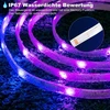 Tendist Wifi Rgb Led juosta, atspari vandeniui, Ip67 Led juosta lauke, 24 V Led juosta lauke, muzikos sinchronizavimas, suderinama su Alexa, Led juosta lauke, skirta lauko apšvietimui, pavėsinei, pergolei (rgb, 15 m Wifi)