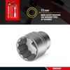 Teng M120508-c standartinis bi šešiakampis galvutė 8mm 1/2 colio kvadratinis pavaros