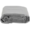 Tentas, pilkos spalvos, 4x8m, 650g/m²