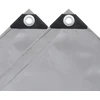 Tentas, pilkos spalvos, 650g/m², 6x8m