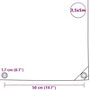 Tentas, žalias, 650 g/m², 3,5x5 m