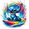 Termo aplikacija/lipdukas ant drabužių Lilo ir Stitch Stich 5cm #n2