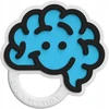The Brain Teether silikoninis kramtukas Mózg, mėlynas