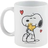 The Peanuts Snoopy puodelis - Hug Woodstock kavos puodelis keramikinis baltas 320 ml