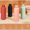 Thermo Flow® nerūdijančio plieno gertuvė 500 ml, 750 ml - be Bpa, nepralaidi vandens gertuvė, termiškai izoliuota kolba, tinkama gazuotiems gėrimams, idealiai tinka vaikams, fizz, lauke ir mokykloje