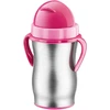 Thermos Tescoma Bambini vaikiška vakuuminė gertuvė su šiaudeliu, 300 ml, nerūdijanti, rožinė