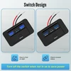 Thlevel 12v Usb C lizdo įkrovimo lizdas 66w automobilinis įkroviklis mobiliajam telefonui greitas įkrovimas dvigubas Qc3.0 ir Pd3.0 atsparus vandeniui su jungikliu skirtas 12v-24v automobiliui, valčiai, kemperiui