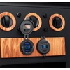 Thlevel automobilinis Qc3.0 Usb įkroviklis, automobilinis Usb lizdas, dvigubas prievadas 9v-32v 36w greitas įkrovimas su Led skaitmeniniu voltmetro ekranu, jungiklis transporto priemonėms, valtims, motociklams, visureigiams, autobusams, sunkvežimiams, nam