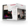Thomson Cl800i 4-in-1 žadintuvas ir įkrovimo stotelė, naktinė lempa su skirtingu intensyvumu ir spalvomis, juoda