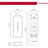 Vaizdo grotuvas Thomson Streaming Stick 140 | Google Tv | 4k Uhd | Google Assistant | Googlecast | Wi-fi | Bluetooth 5.0 | Hdmi | Dolby Atmos | Dts Digital Surround | Hdr10 | 2 Gb Ram | 8 Gb atmintis