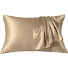 Thxsilk šilkinė pagalvės užvalkalas 40 x 60 cm - 100% šilkmedžio šilko pagalvės užvalkalas - hipoalerginis su paslėptu užtrauktuku - 22 momme dvipusis grynas šilkas 1 vnt. taupe