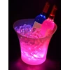Tiandirenhe Led ledo kibiras, šampano aušintuvas Led, 5l Led ledo kibiras, spalva gali būti reguliuojama, spalvingas gradientas, spalvingas blyksnis, skirtas šampanui, vynui, gėrimams, alui atvėsinti, vakarėliams, barui, klubo temai