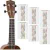 Tiger Uke-6-sticker Spalvotų akordų lipdukų rinkinys, 6 vnt.