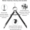 Tikslus metalinis geometrinis kompasas su priedais