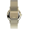 Timex madingas moteriškas laikrodis 34 mm aukso spalvos apyrankė greito atsegimo juodas ciferblatas aukso spalvos korpusas Tw2y07100, auksinis, apyrankė