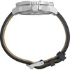 Timex vyriškas laikrodis Expedition North, 42 mm, juodas, ekologiškas dviejų dalių dirželis, žalias ciferblatas, sidabrinis korpusas Tw2w84200, juodas, dirželis.