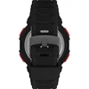 Timex vyriškas Ufc Rumble 50mm laikrodis - juodas dirželis, skaitmeninis juodas ciferblatas