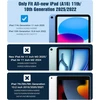 Timovo dėklas, skirtas ipad a16 11-os kartos 11 colių 2025, ipad 10-os kartos 2022 10,9 colio, plonas minkštas matinis permatomas tpu apsauginis dėklas, automatinis miego/pabudimo režimas, gencijonų mėlyna