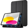 Timovo dėklas, skirtas ipad a16 11-os kartos 11 colių 2025 m., ipad 10-os kartos 2022 m. 10,9 colio, plonas magnetinis trifold stovas, apsauginis dėklas su automatiniu miego/pabudimo režimu, juodas